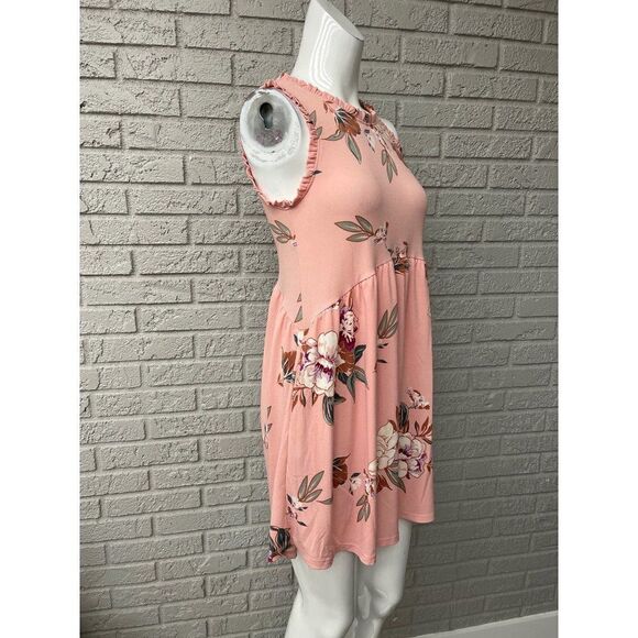 Eyeshadow Multicolored Sleeveless Floral Tunic Dress Size XS - Picture 3 of 10